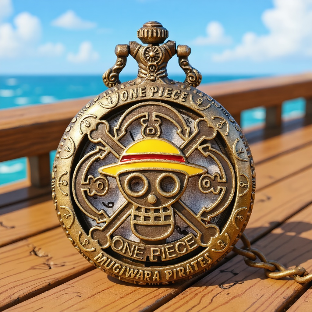 Vintage Pocket Watch - Orologio da Tasca One Piece Anime,