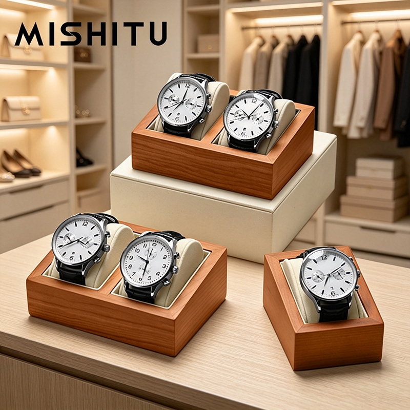 Jewelry Watches Men - MISHITU Scatola Porta Orologi in Legno