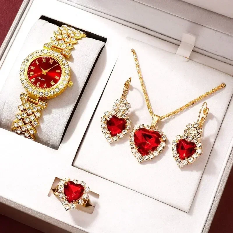 Jewelry Clasp Watches - Orologio di lusso dorato da donna