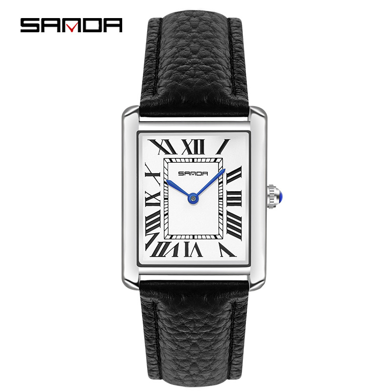 Jewelry Watches Men - Sanda orologi da polso rettangolari donna