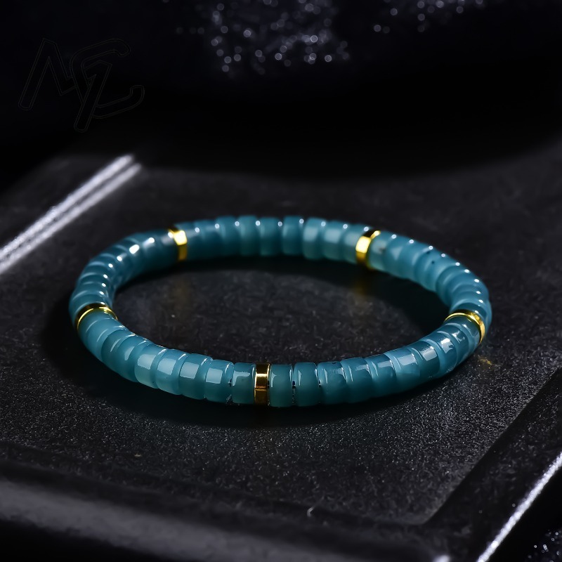 Jewelry & Watches Spółka Z Ograniczoną Odpowiedzialnością - Bracciale con Perle Abaco in Giadeite