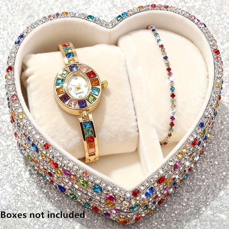 Jewelry Box Watches Bracelets - Set di 2 eleganti orologi da