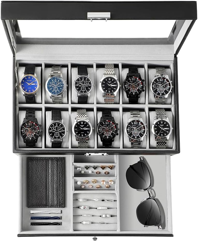 Jewelry Watches Men - Scatola Porta Orologi da Uomo, Regalo,