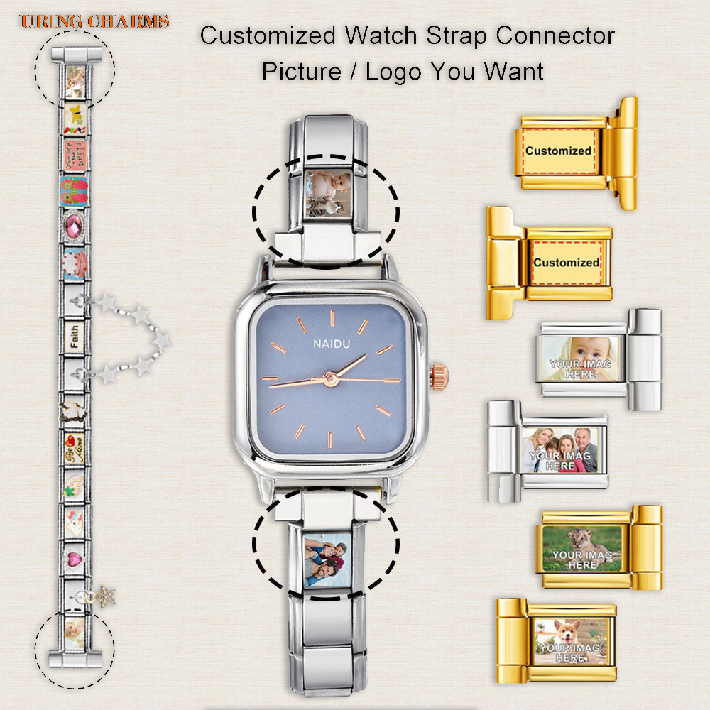 Jewelry Watches Men - 1 paio di connettori per cinturino
