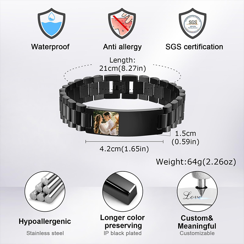 Immagine personalizzata Bracci - Jewelry Watches Men recensione e prezzo