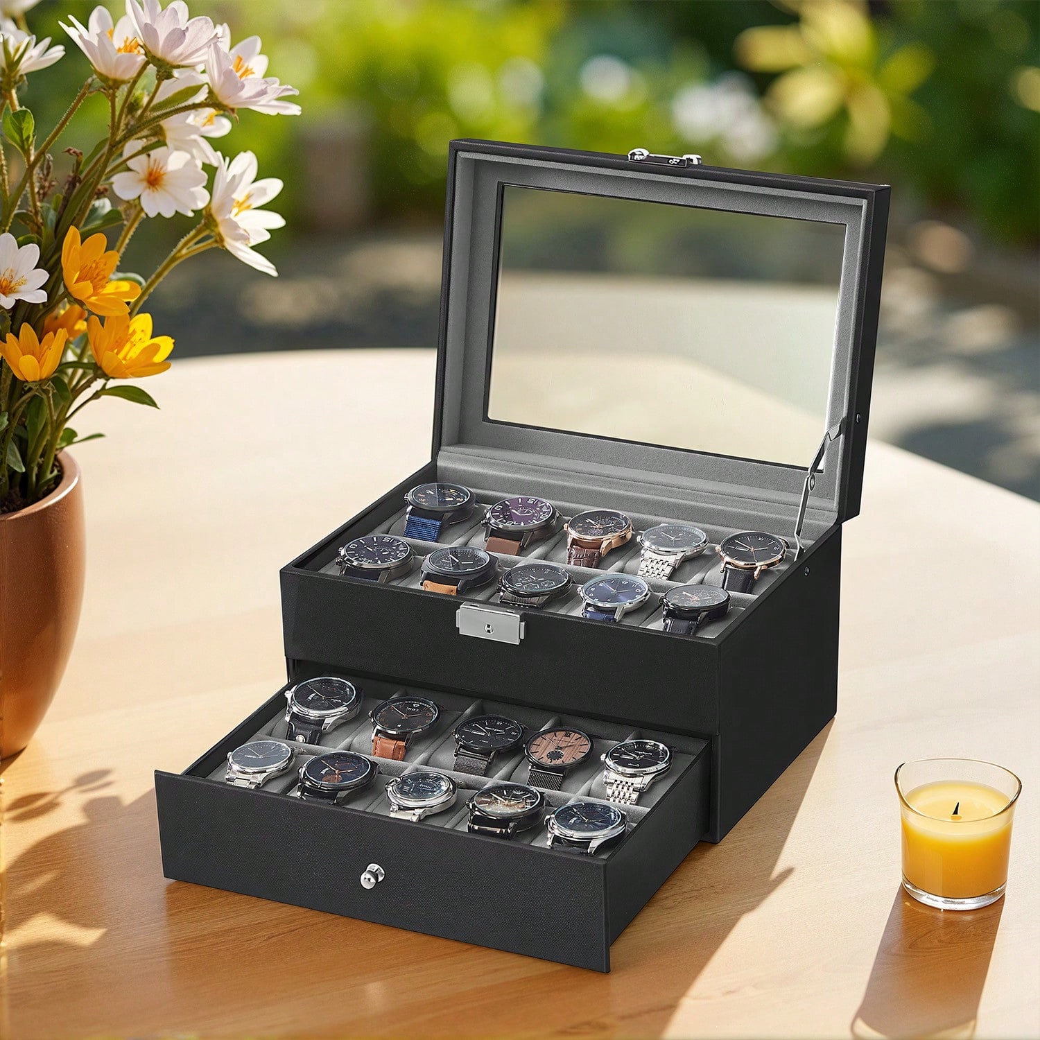 Scatola Porta Orologi a 20 Sco - Jewelry Watches Men recensione e prezzo
