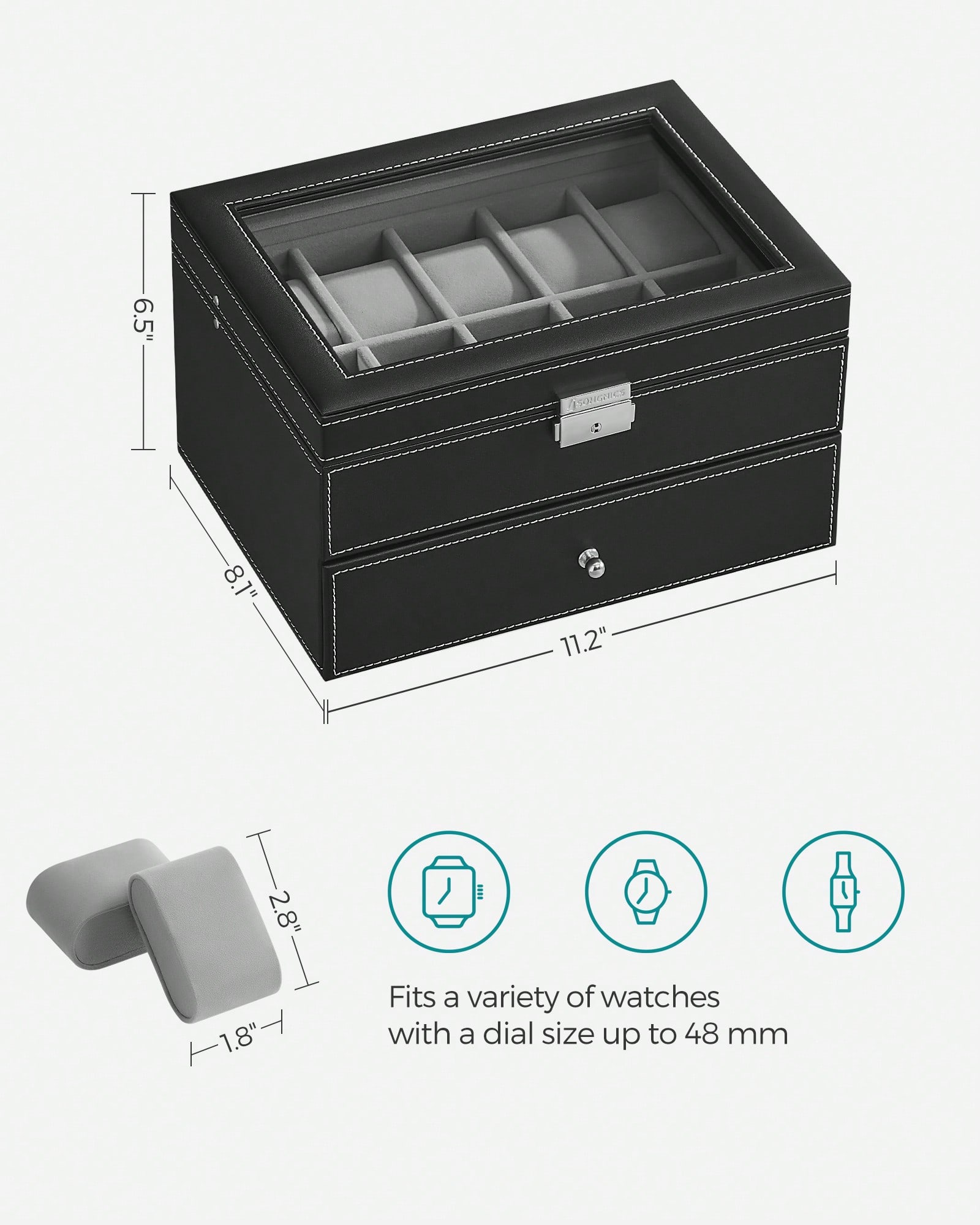 Scatola Porta Orologi a 20 Sco - Jewelry Watches Men recensione e prezzo