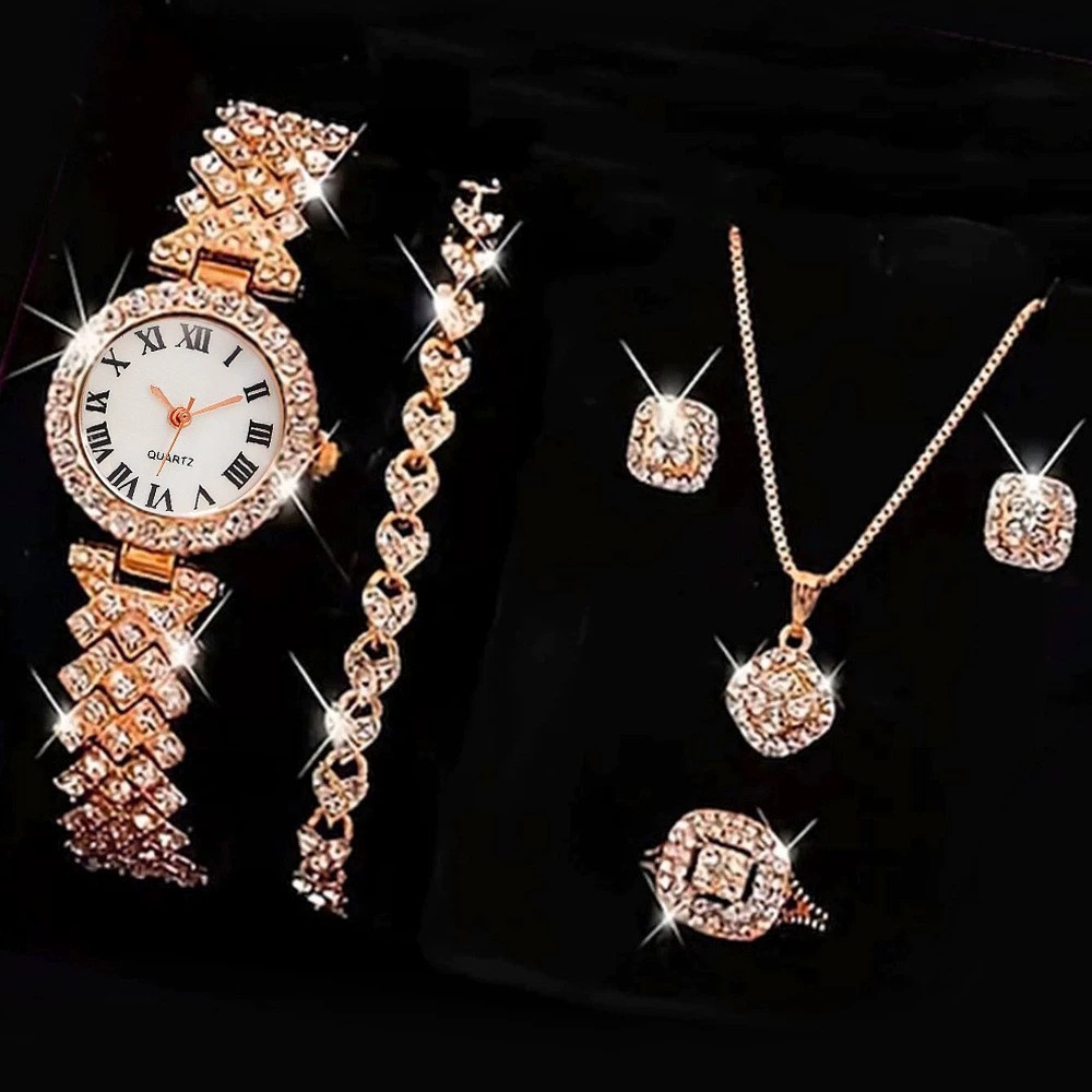 Set di 6 Orologi da Donna di L - Jewelry Box Watches Bracelets recensione e prezzo