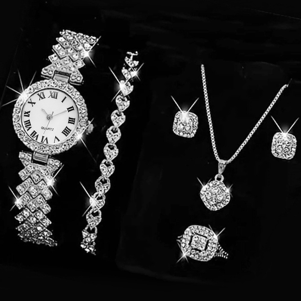 Set di 6 Orologi da Donna di L - Jewelry Box Watches Bracelets recensione e prezzo