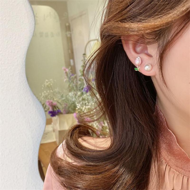 925 ago d'argento moda coreana - Pearl Stud Earrings recensione e prezzo