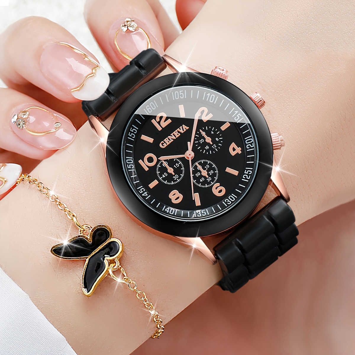 6 pezzi/set orologio da donna  - Jewelry Box Watches Bracelets recensione e prezzo