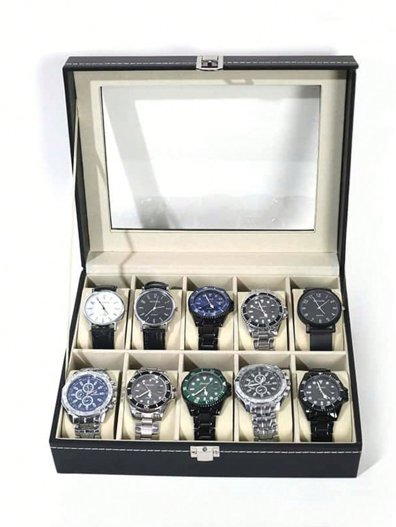 Scatola Porta Orologi in Pelle - Jewelry Watches Men recensione e prezzo