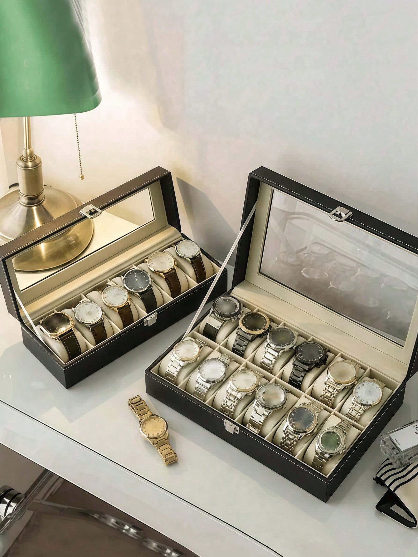 Scatola Porta Orologi in Pelle - Jewelry Watches Men recensione e prezzo