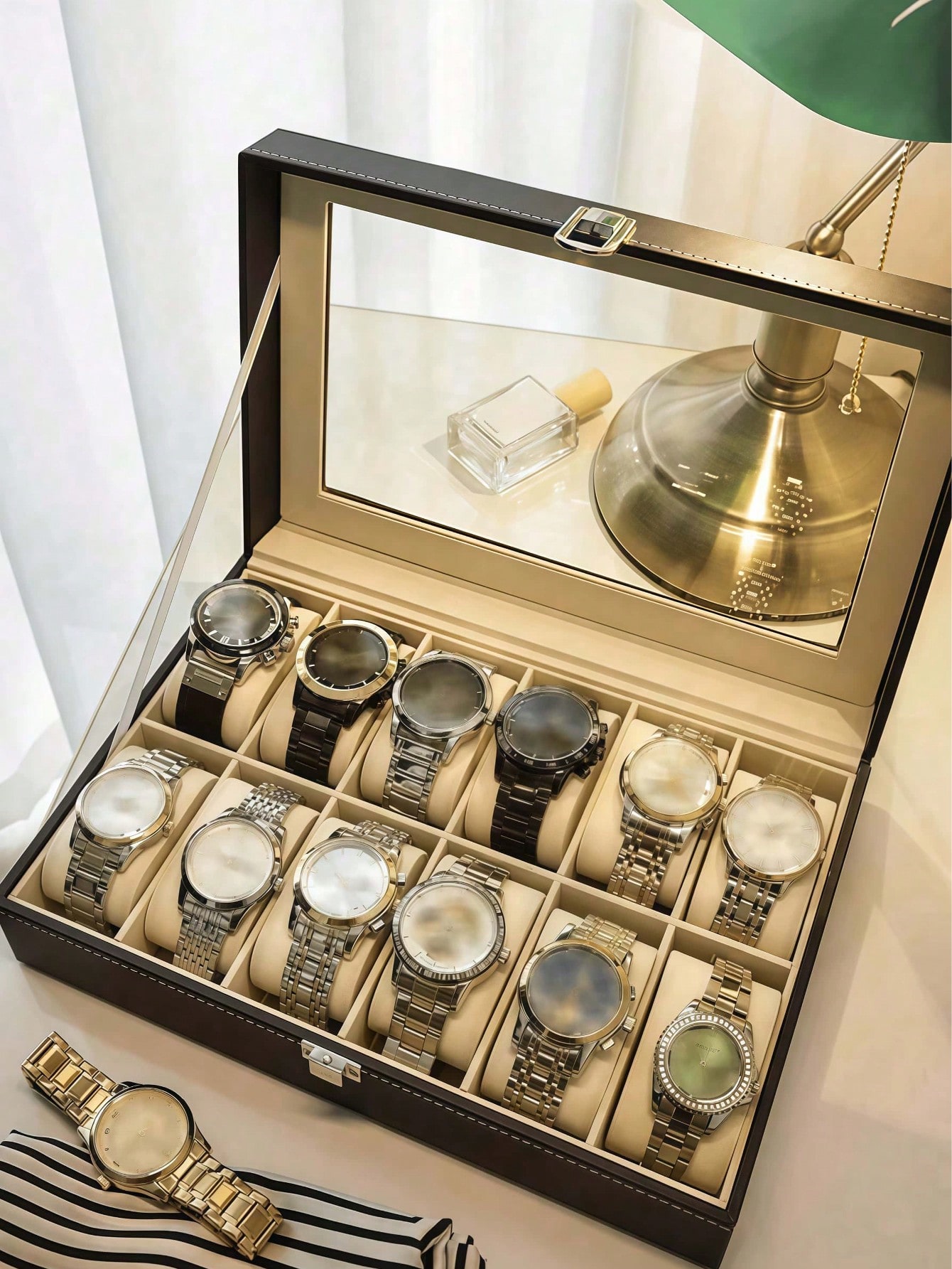 Scatola Porta Orologi in Pelle - Jewelry Watches Men recensione e prezzo