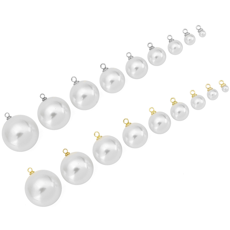 20 pz Perle Imitazione Ciondol - Pearl Stud Earrings recensione e prezzo