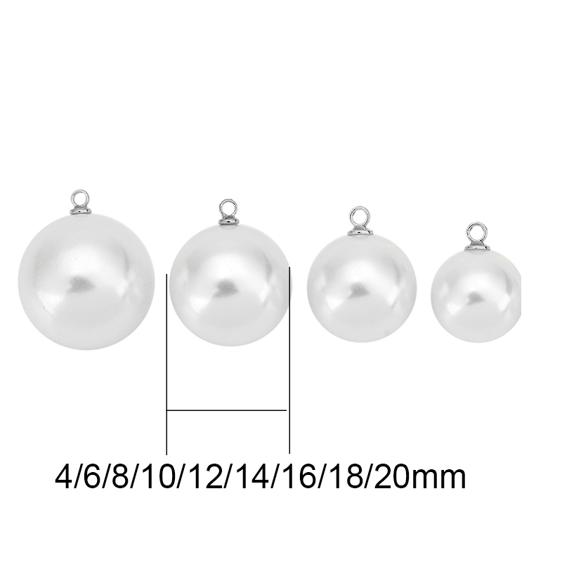 20 pz Perle Imitazione Ciondol - Pearl Stud Earrings recensione e prezzo