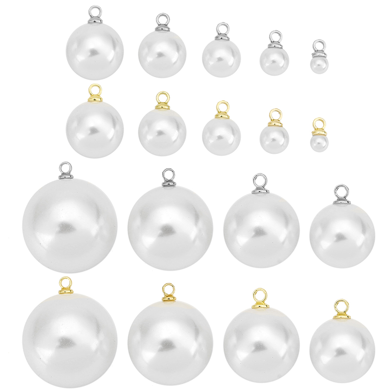 20 pz Perle Imitazione Ciondol - Pearl Stud Earrings recensione e prezzo