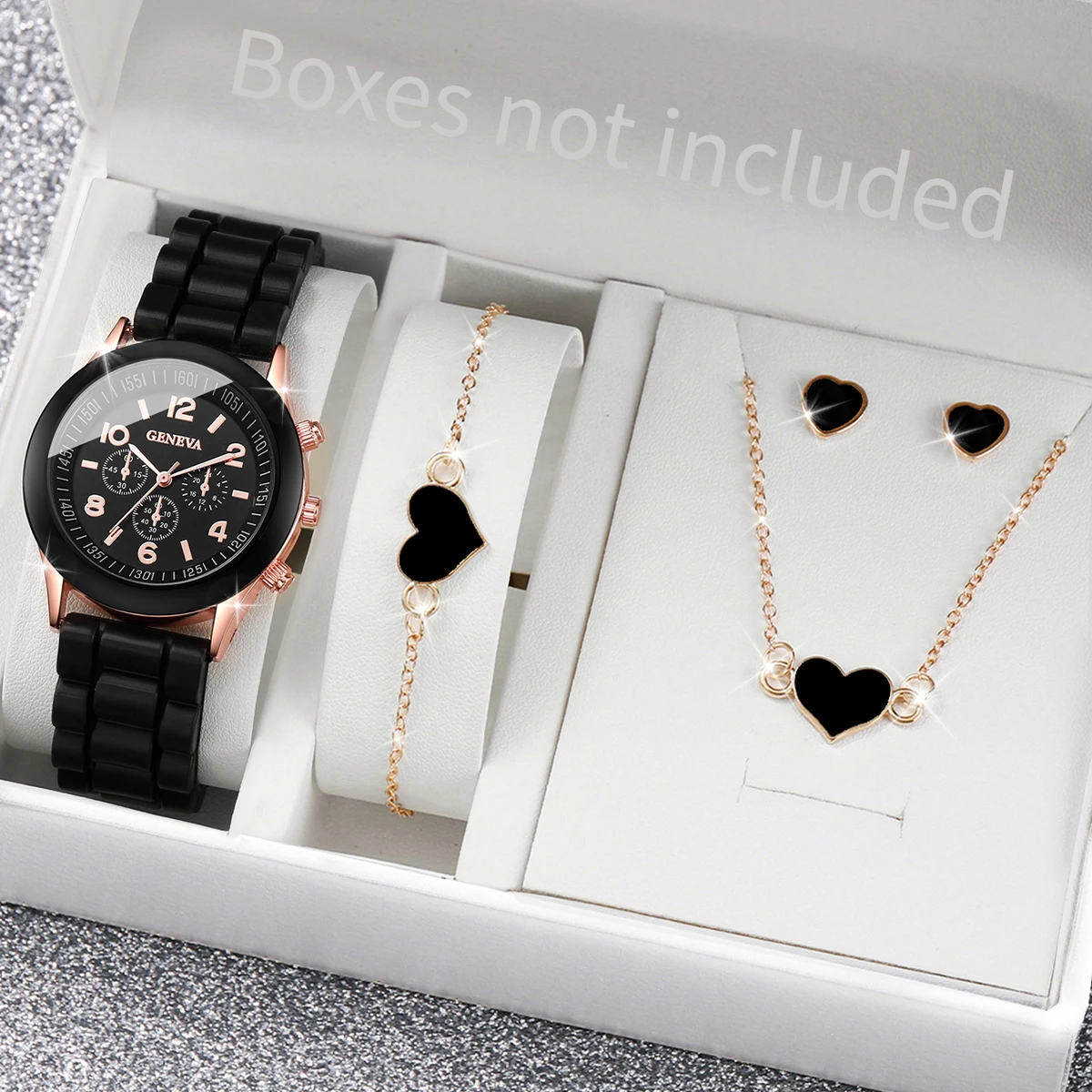 5/6 pezzi di orologi da donna  - Jewelry Box Watches Bracelets recensione e prezzo