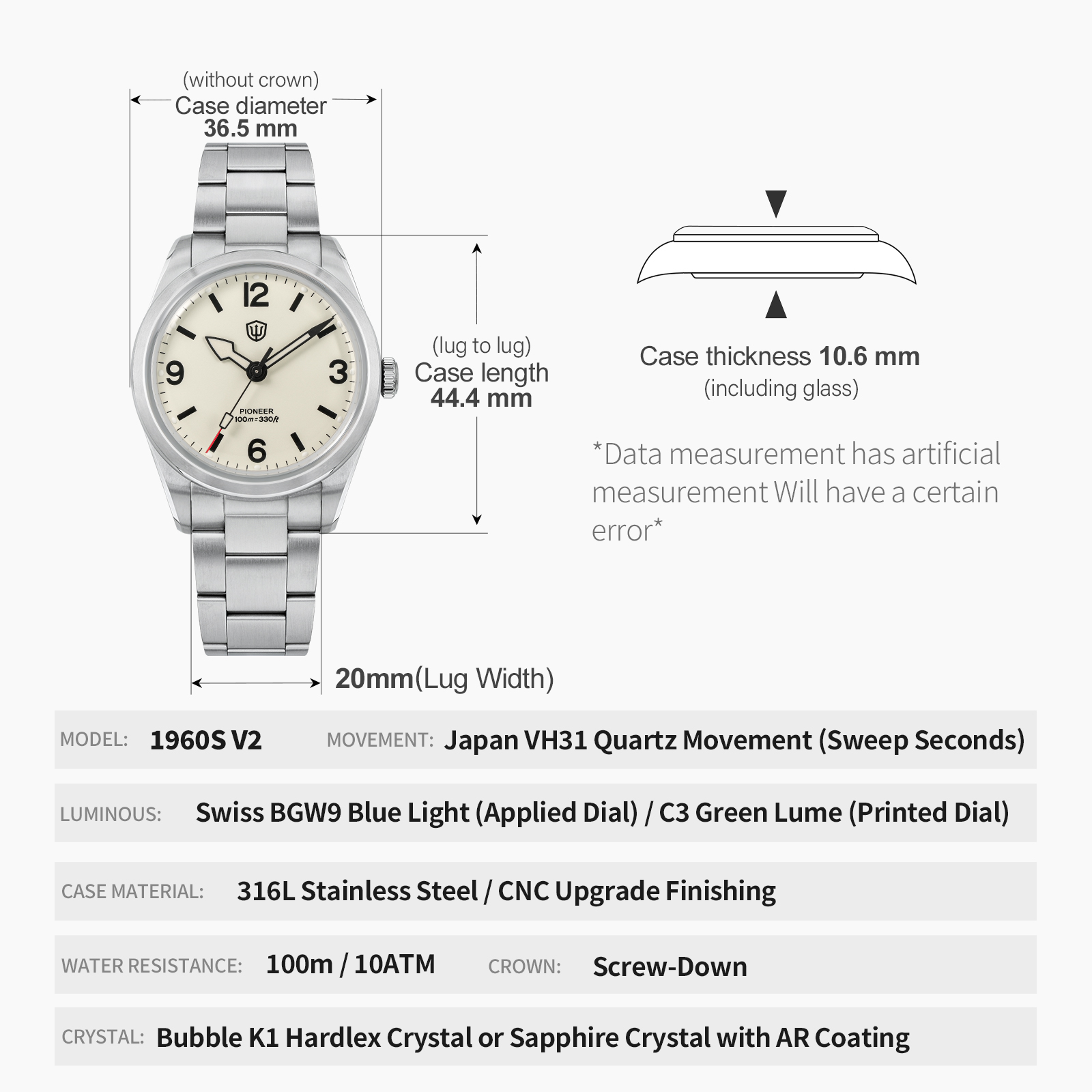 Watchdives WD1960S V2 Vintage  - Vintage Pocket Watch recensione e prezzo